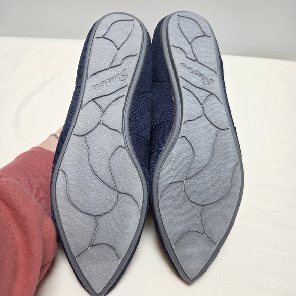 Skechers Navy Cleo Point Washable Knit Bow Flats Size-9 NWOT - Picture 12 of 12